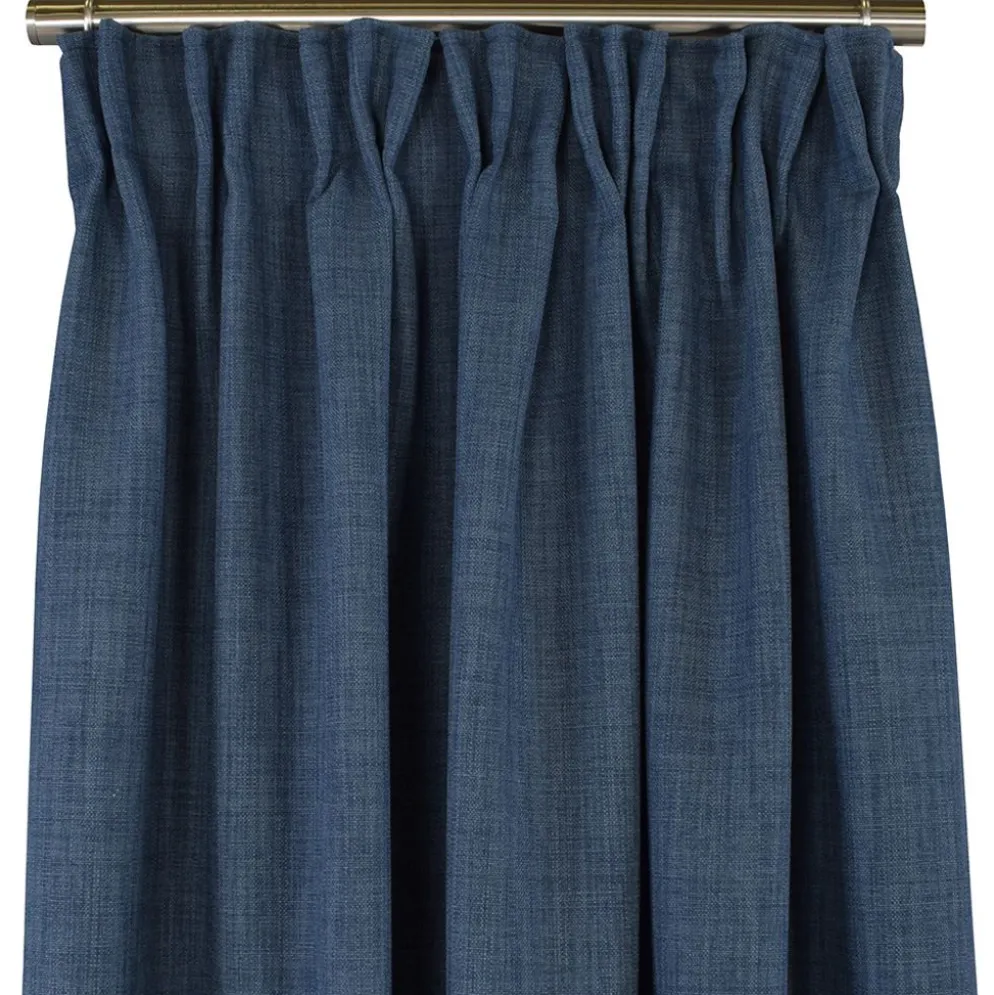 Milo denim gardiner – Tidlös design med fin struktur