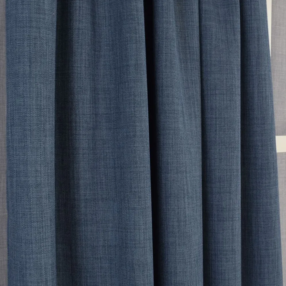 Milo denim gardiner – Tidlös design med fin struktur