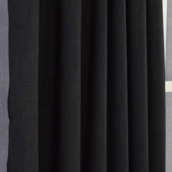 Milo svart gardiner – Tidlös design med fin struktur