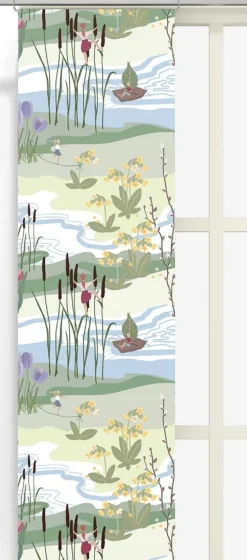 Naturens lycka pastell panelgardiner
