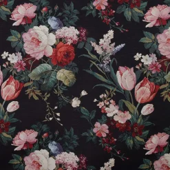 Painted vintage bouquet möbeltyg
