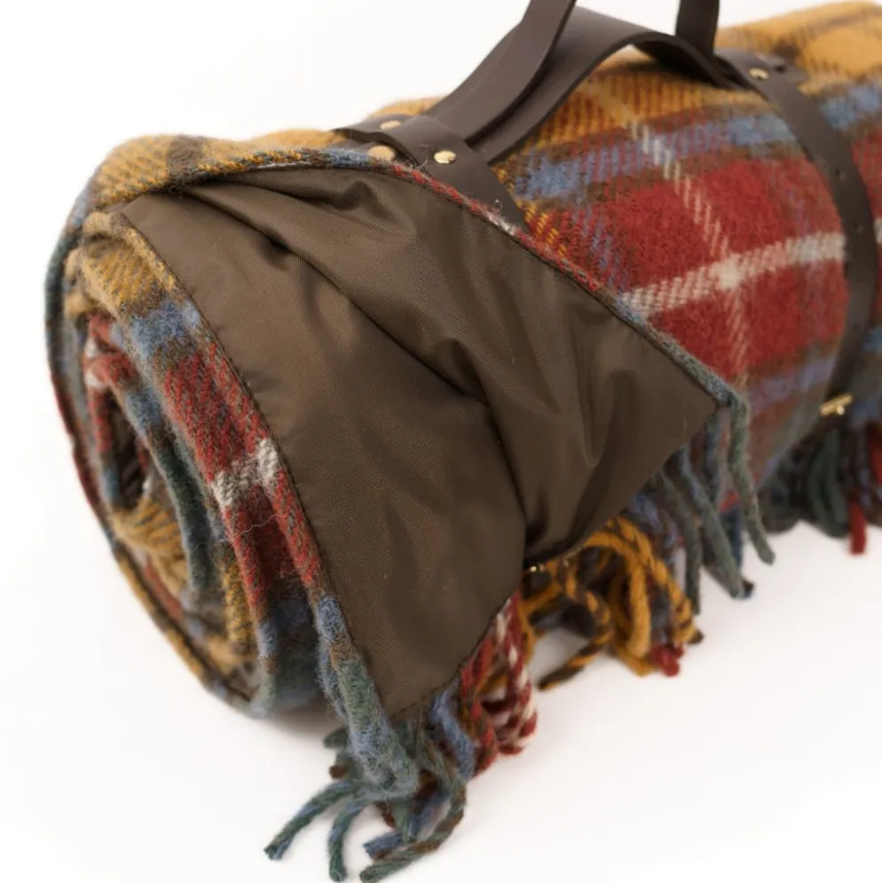 Picknickfilt för äventyret -Antique Buchanan/Brown, 145 x 183 cm
