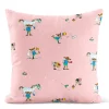 Pippi med vänner – Kuddfodral Rosa