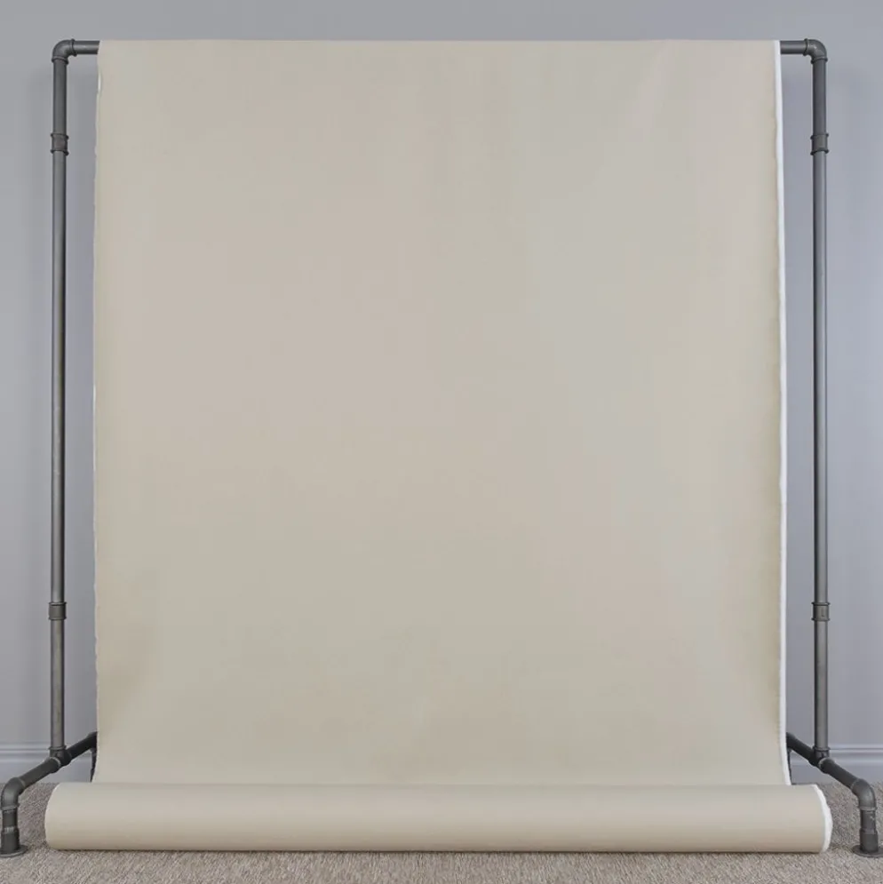 Plain ljusbeige fuskskinn