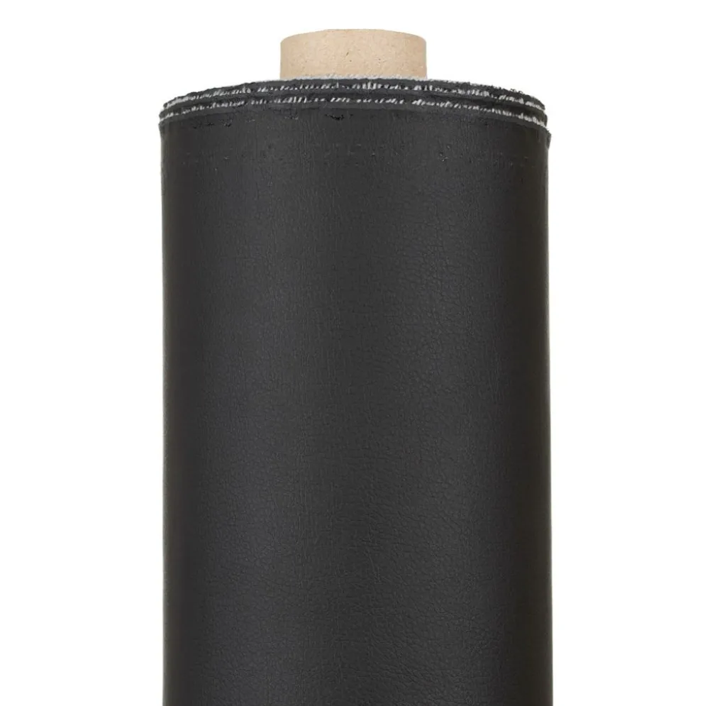 Plain svart fuskskinn