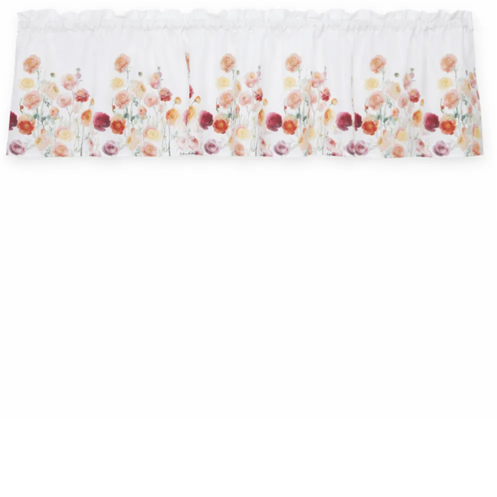 Primrose gardinkappa – blommig i pastell