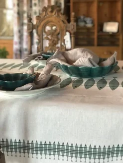 Sill grå-grön tyg - Almedahls