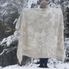Skogen beige ullpläd - Almedahls