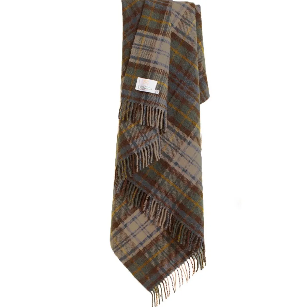 Skotskrutig ullpläd Antique Dress Gordon - 100% Ull, 150x183 cm