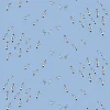Skärfläcka ljusblå tyg – Naturligt och harmoniskt fågelmotiv
