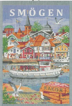 Smögen kökshandduk 35X50 - Ekelunds Linneväveri