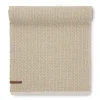 Stria beige-jute löpare 35x120 cm – Bomull & jute