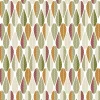 Textilvaxduk Blader grön-rost