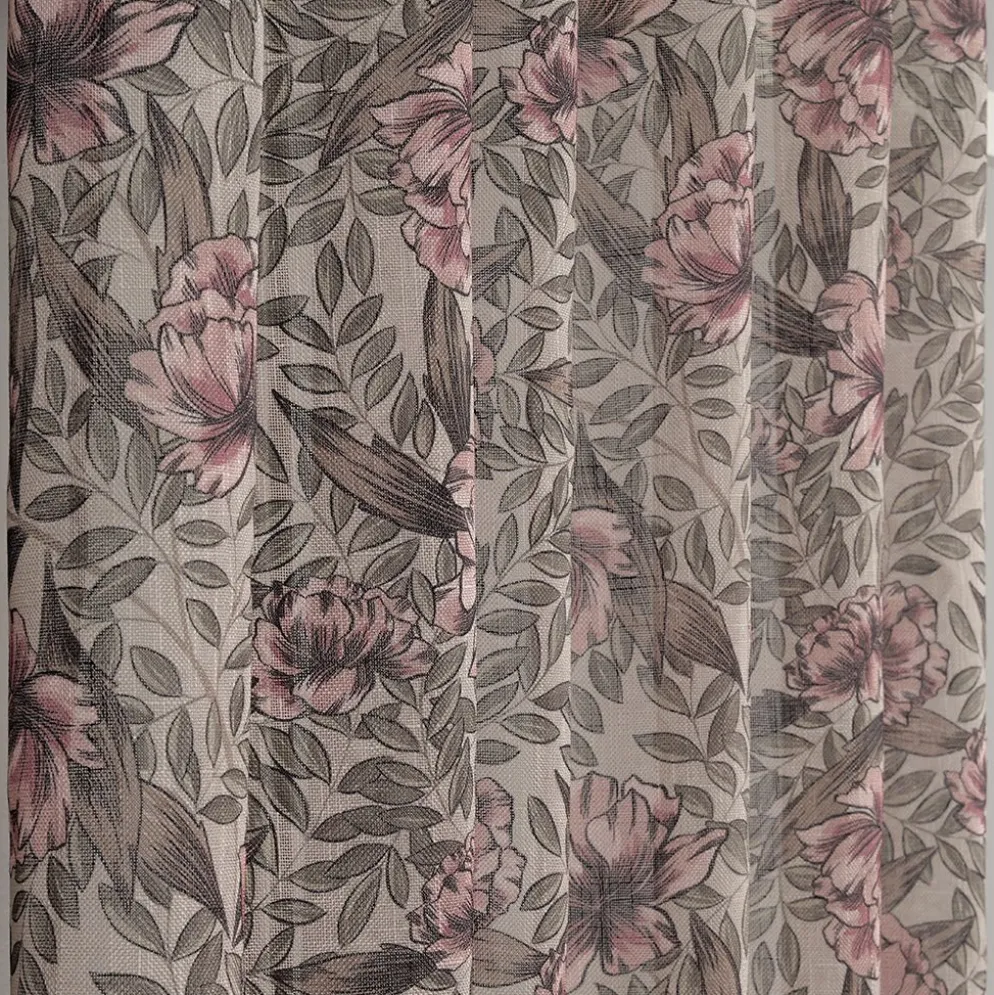 Toulouse ljusrosa gardiner - mjuka beige och rosa toner