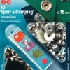 Tryckknapp Sport & Camping silver