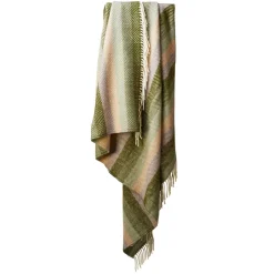 Ullpläd Stripe Botanical, 100% Ull, 150x183 cm