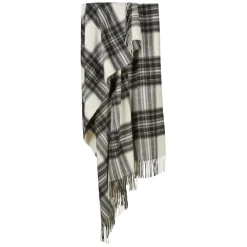 Ullpläd Tweedmill - Prestige Grey Dress Stewart, 100% Ull, 140 x 190 cm