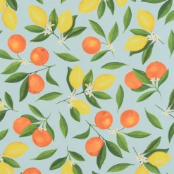 Uteväv Citrus turkos tyg till utemöbler