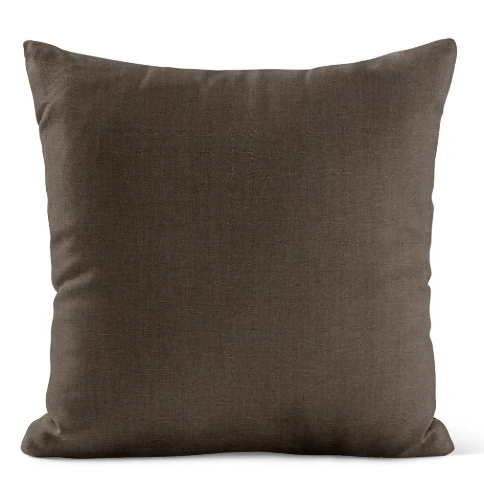 Verone Linne Brun kuddfodral