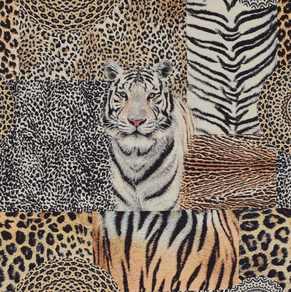 Wildlife Mandala möbeltyg