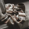 Zara Blockstripe ljusbrun pläd